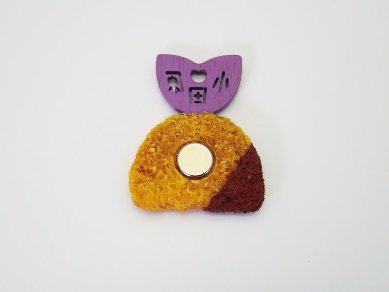 画像2: 小田原　木製アジフライマグネット