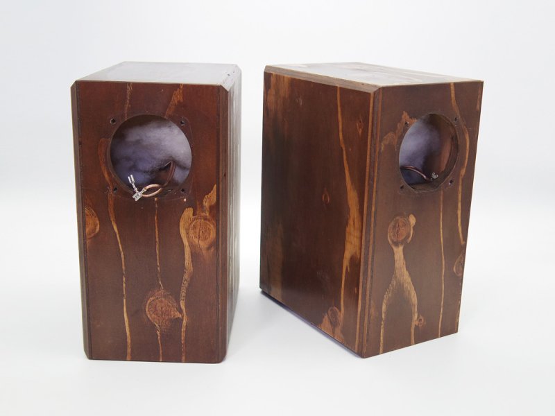 画像1: Fostex　FF85専用　試作品　簡易バックロードホーンフルレンジスピーカーKIT　HC-TK090《ペア分》