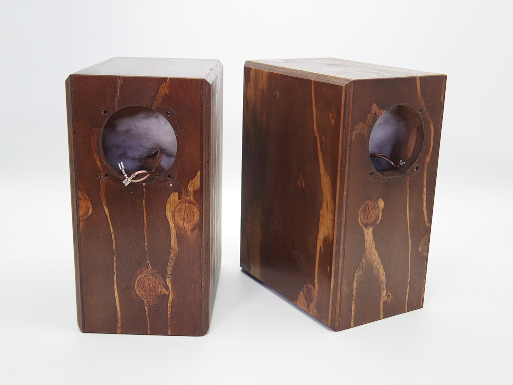 画像1: Fostex　FF85専用　試作品　簡易バックロードホーンフルレンジスピーカーKIT　HC-TK090《ペア分》